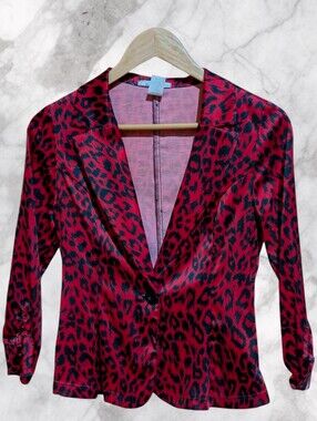 Leopard Print Blazer (S)